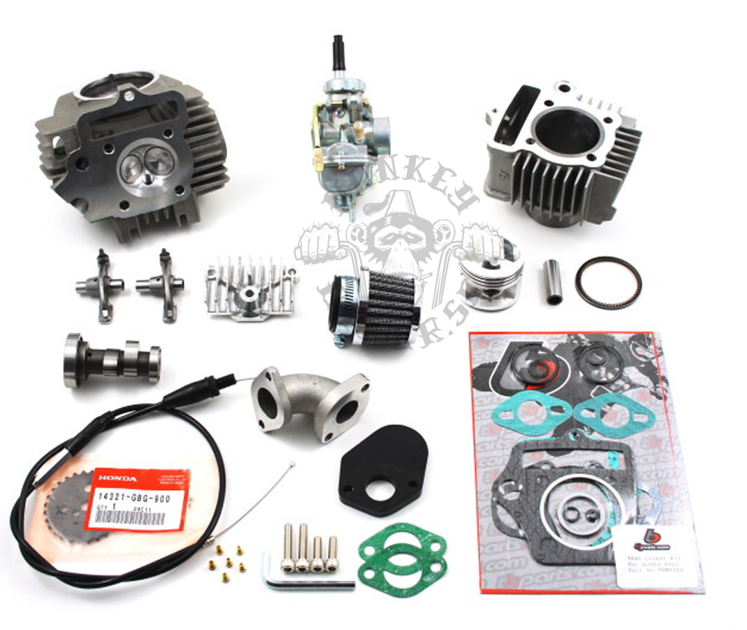 Monkeybiker Sweden 88cc TB Race Head big bore Kit