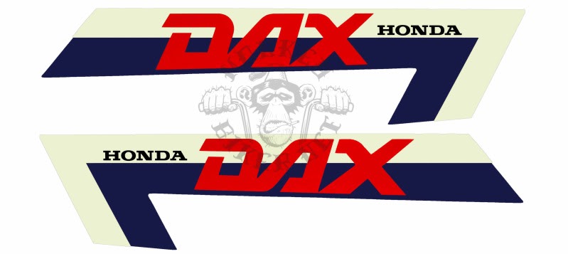 SEARCH AND BUY THIS PRODUCT Monkeybiker Sweden - Dax ST70 1982 decal set